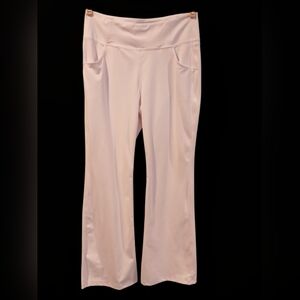 Vooveeya Bootcut Leggings White Womans XXL Pockets NWT Classic Comfy Plus Sized